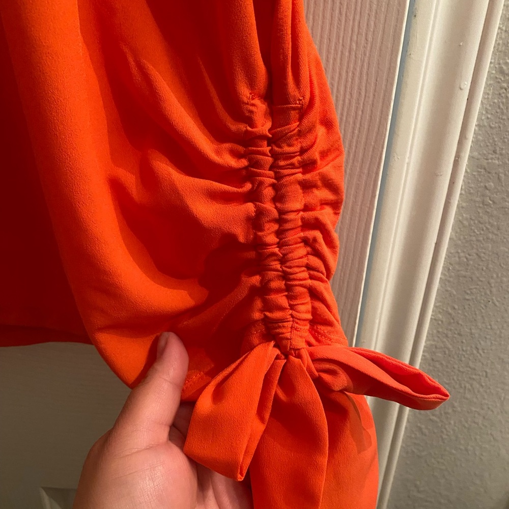Women's Orange Top - Picture 4 of 5